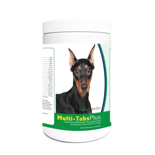 Healthy Breeds German Pinscher Multi-Tabs Plus Chewable Tablets, 365PK 840235173595 - main